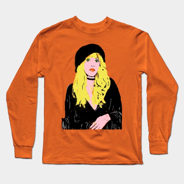 Stevie Nicks Long Sleeve T-Shirt by Lydia Westerman